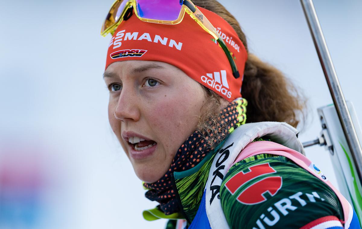 Laura Dahlmeier | Laura Dahlmeier se podaja med gorske tekačice. | Foto Sportida