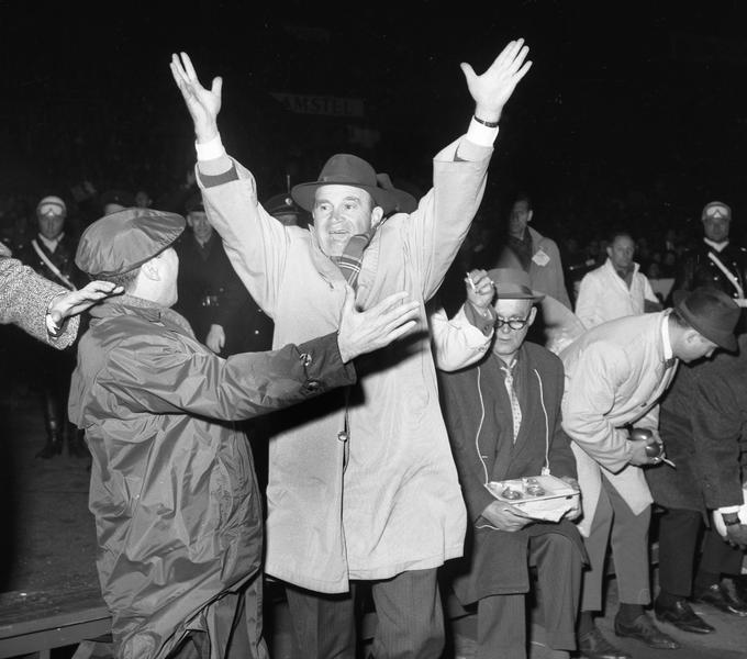 Veselje Bele Guttmanna po zmagi Benfice leta 1962 v finalu pokala državnih prvakov v Amsterdamu nad Realom (5:3). To je bila zadnja evropska lovorika lizbonskih orlov. | Foto: Guliverimage/Vladimir Fedorenko