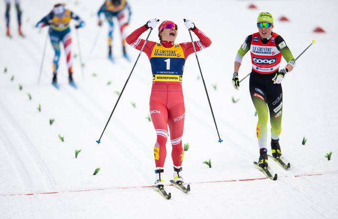 Ni dosti manjkalo, da bi Anamarija Lampič znova zmagala. | Foto: Guliverimage/Getty Images