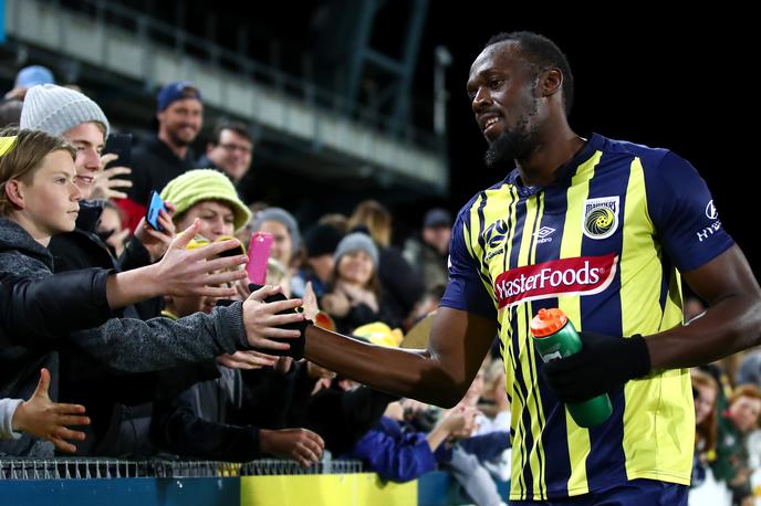 Usain Bolt | Usain Bolt je naredil križ čez nogomet. | Foto Getty Images