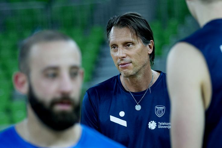 Trening moške odbojkarske reprezentance Gheorghe Cretu Gheorghe Cretu | Foto: Ana Kovač