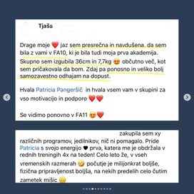 Fit akademija 17, Patricia Pangeršič