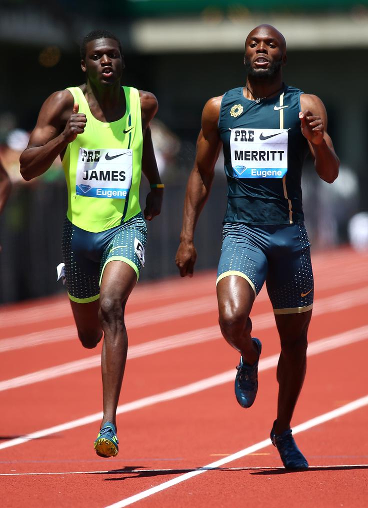 Kirani James in LaShawn Meritt se bosta znova udarila v teku na 400 metrov. | Foto: Getty Images