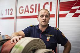 Gašper Babnik se je hitro našel v poklicu gasilca