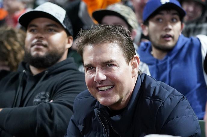 Tom Cruise | Tom Cruise oktobra letos na bejzbolski tekmi v Los Angelesu | Foto Guliverimage/AP