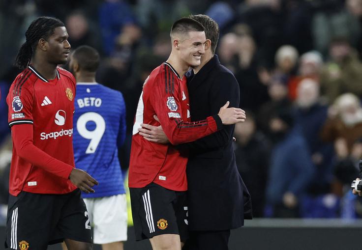 Bi lahko Michael Carrick na nedeljski tekmi s Crystal Palace uvrstil Šeška prvič v začetno enajsterico? | Foto: Reuters