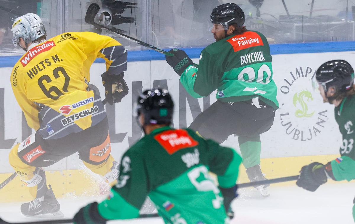 HK Olimpija | Olimpija gosti madžarskega tekmeca. Bo zmagala tudi šestič zapored? | Foto Aleš Fevžer