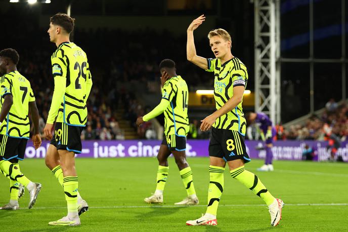 Arsenal Martin Odegaard | Martin Odegaard je dosegel edini zadetek za Arsenal. | Foto Reuters