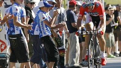 Cancellara v rumenem na dirki po Švici