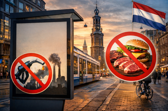 Amsterdam: v mestu konec z oglasi za meso in izdelke iz fosilnih goriv