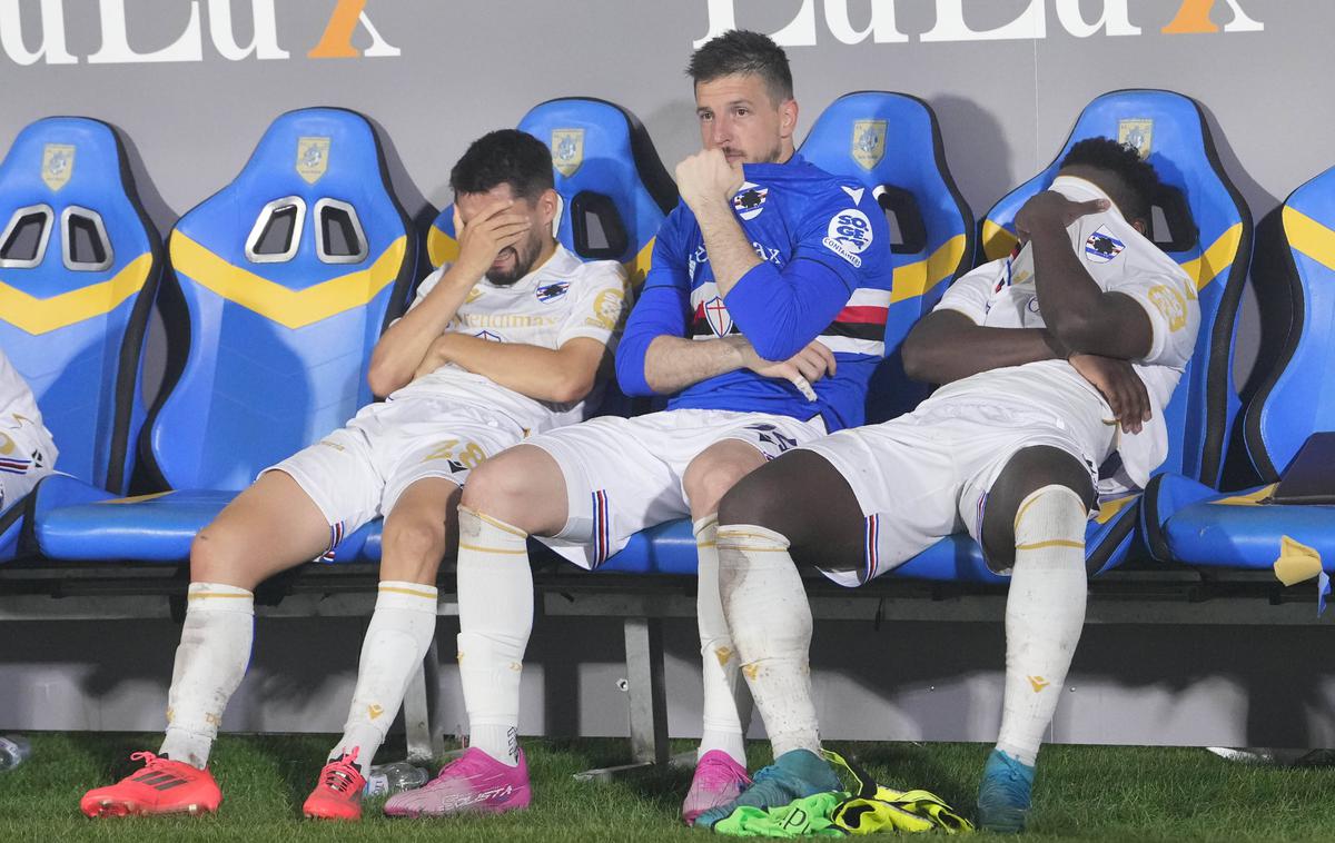 Sampdoria | Samdoria Genova, nekdanji prvak Italije in zmagovalka pokala pokalnih prvakov leta 1990 s Srečkom Katancem, se seli v tretji razred italijanskega nogometa, serie C. | Foto Guliverimage