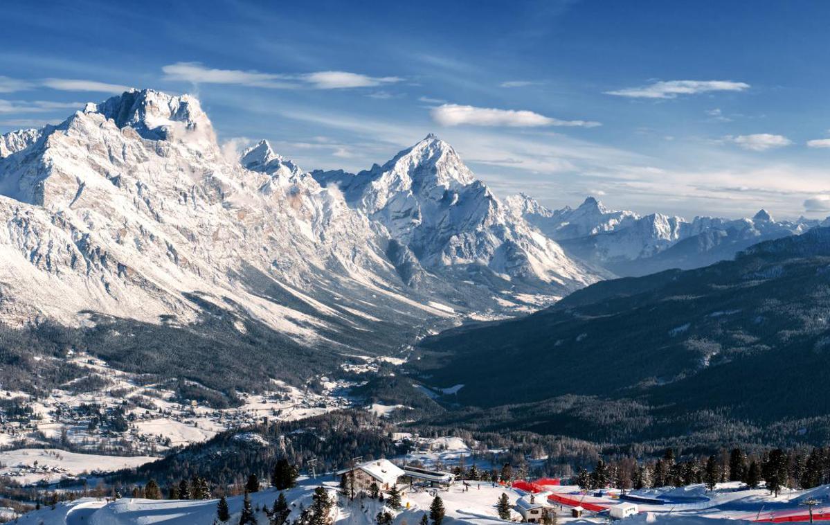 Cortina d'Ampezzo | Italijanska Cortina d'Ampezzo bo morda vendarle gostila svetovno prvenstvo alpskih smučarjev že v naslednji zimi in po prvotnem koledarju v letu 2021. | Foto Getty Images