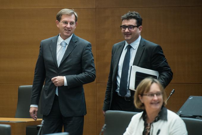Miro Cerar in šef njegovega kabineta Gregor Krajc | Foto: STA ,