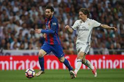 Messi v zadnjih sekundah utišal Santiago Bernabeu