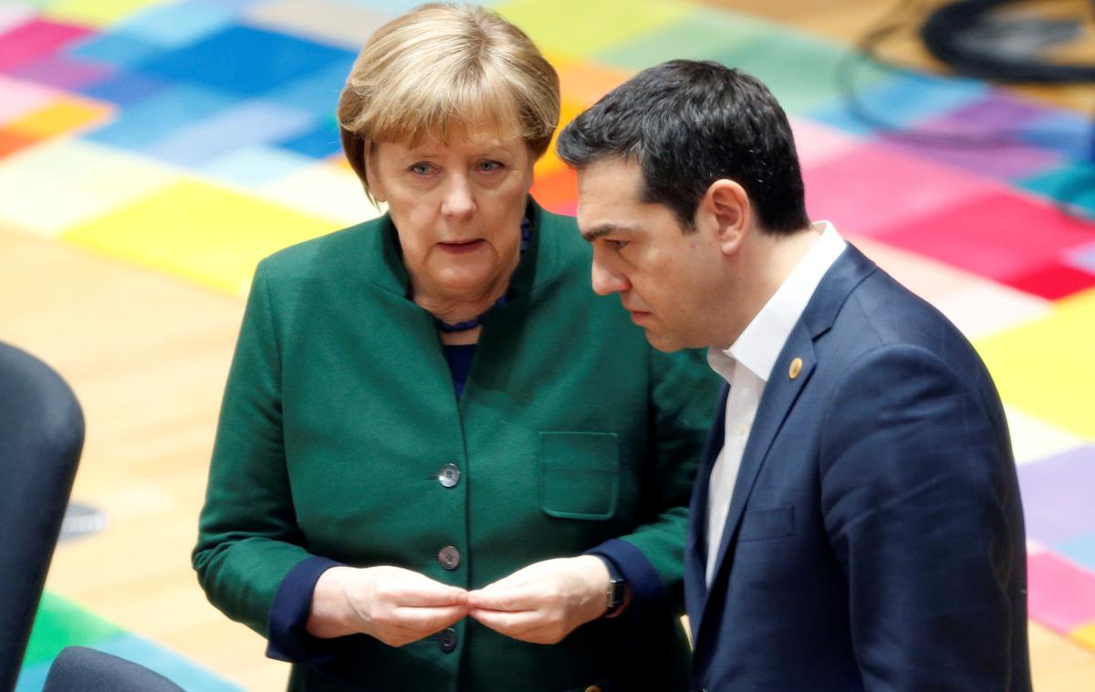Angela Merkel in Aleksis Cipras | Nemška kanclerka Angela Merkel in grški premier Aleksis Cipras | Foto Reuters