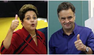Brazilsko predsednico bo izzval desničar Neves