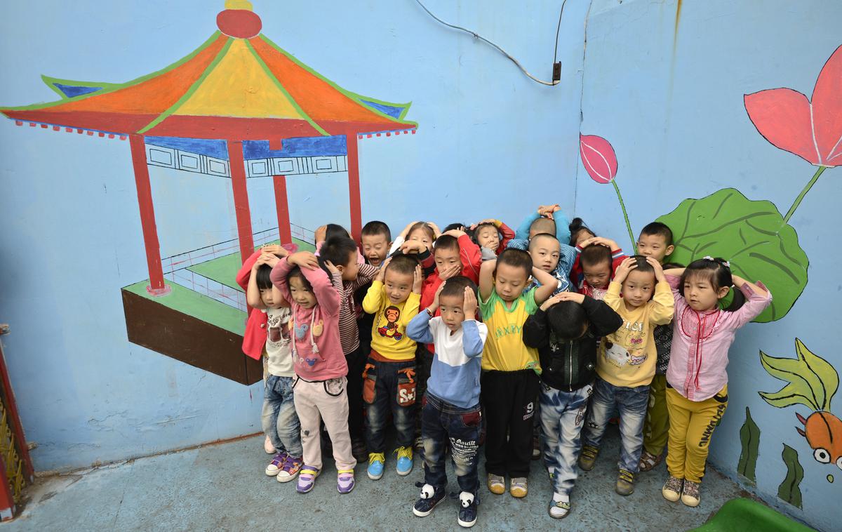 kitajska, vrtec, otroci | Foto Reuters