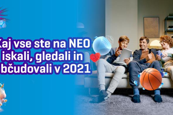Kaj vse ste na NEO iskali, gledali in občudovali v 2021
