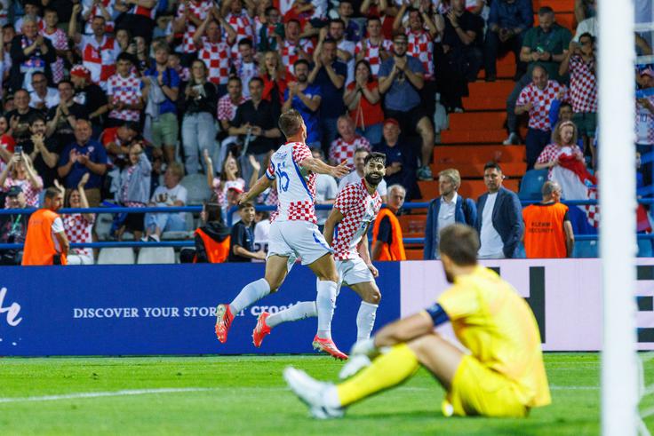 Hrvaška je zmagoviti zadetek dosegla v izdihljajih srečanja. | Foto: Guliverimage