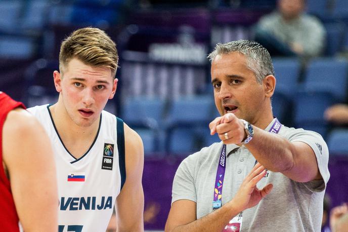 Luka Dončić in Igor Kokoškov | Igor Kokoškov je z Luko Dončićem sodeloval na nepozabnem EuroBasketu leta 2017. | Foto Sportida