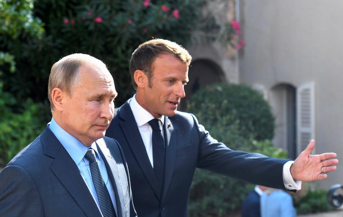 Vladimir Putin Emmanuel Macron | Foto Reuters