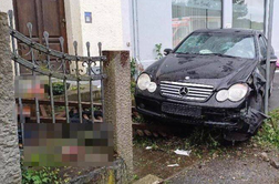 Z avtomobilom trčil v ženo in hčer