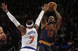 New York Knicks brez Vujačića klonili proti LeBronu in druščini