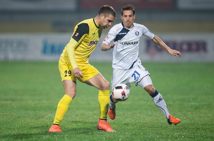 Goran Cvijanović (desno) je bil avtor strela, po katerem so Celjani povedli. | Foto: Matic Klanšek Velej/Sportida