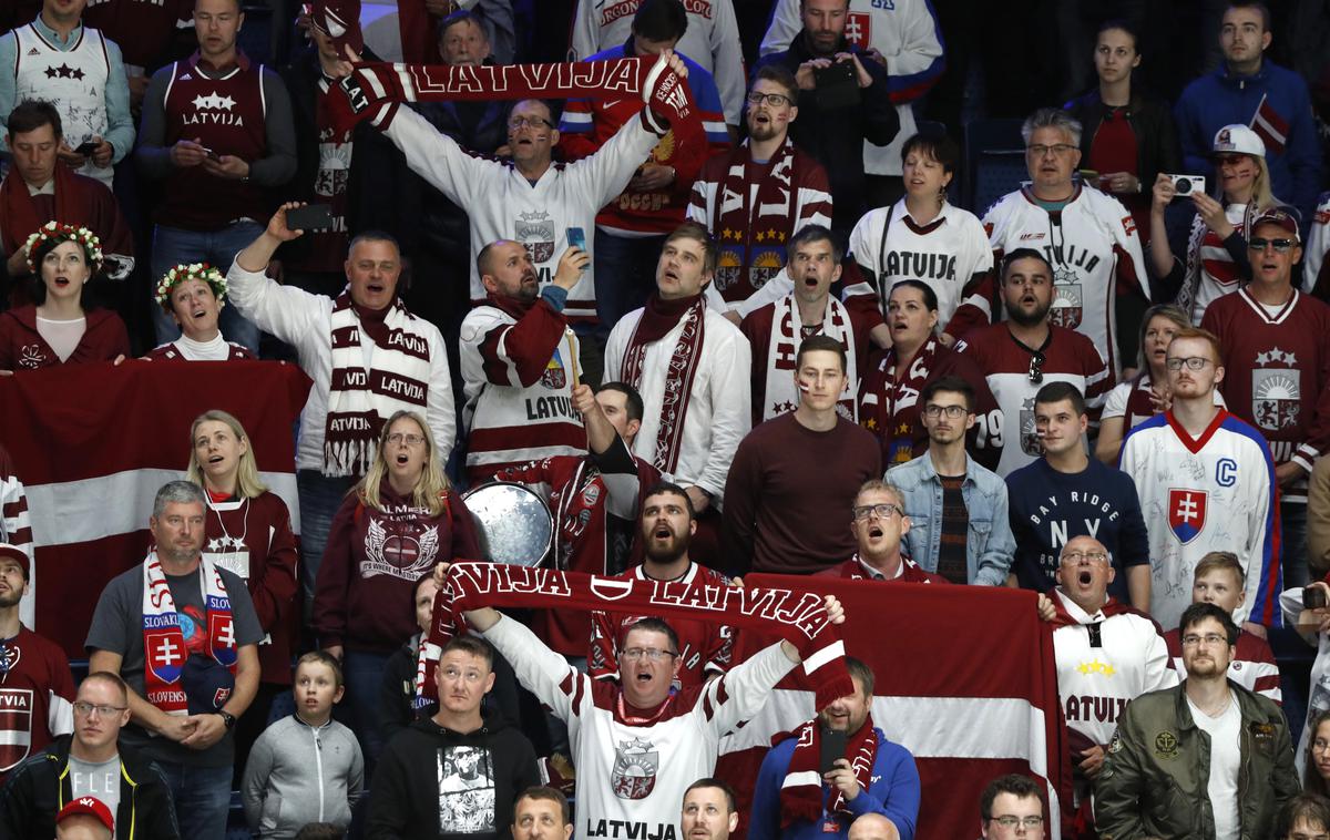 Latvija hokej navijači | "Poklicali bomo IIHF, da razmisli o drugi gostiteljici SP 2021 namesto Belorusije," pravijo v Latviji. | Foto Reuters