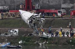 Za žrtve nesreče tajvanskega letala po dobrih 400 tisoč evrov odškodnine