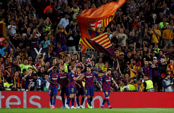 Barcelona je po dveh zadetkih Luisa Suarezav drugem polčasu dosegla zmago nad Interjem. | Foto: Reuters