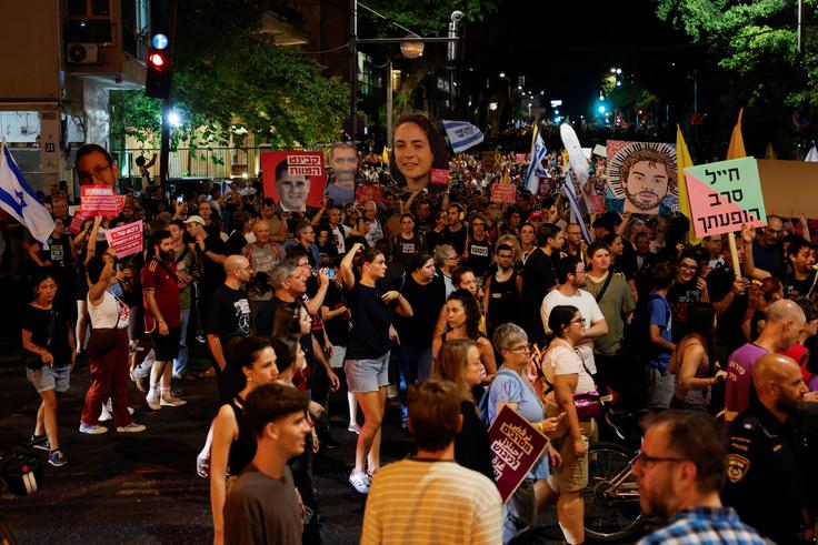 Tel Aviv, Izrael, protesti | Foto: Reuters