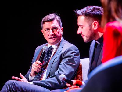 Martin Golob in Borut Pahor o ljubezni, veri in vračanju dobrega z dobrim #video