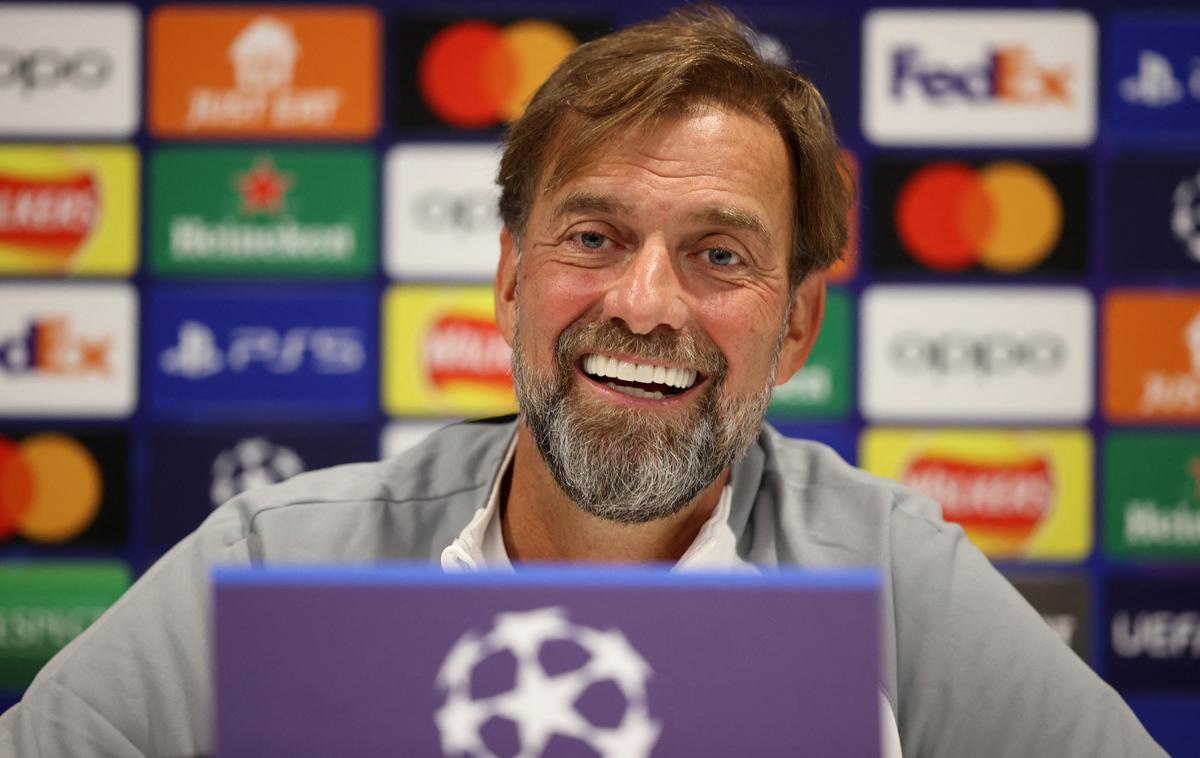 Jürgen Klopp | Jürgen Klopp se čudi in smeji ideji o tekmi All-Star nogometne premier lige. | Foto Reuters