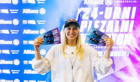 Allianz in Janja Garnbret združila moči v dobro mladih
