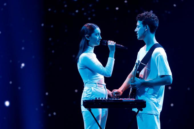 Zala Kralj in Gašper Šantl sta na Evroviziji nastopila leta 2019. | Foto: Reuters