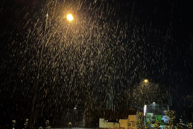 Močno sneženje v Žalcu. | Foto: Matic Tomšič