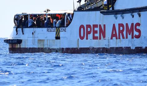 Italija dovolila izkrcanje mladoletnih migrantov z ladje Open Arms