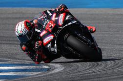 Marco Bezzecchi z Aprilio razred zase, Marc Marquez s predrto gumo odstopil