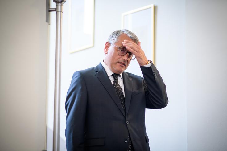 Matjaž Han je poudaril, da Boruta Pahorja iz SD ne morejo izključiti, saj ni njen član. | Foto: 