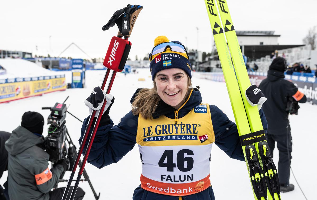 Ebba Andersson | Švedinja Ebba Andersson je pred domačim občinstvom v Falunu slavila zmago na 10 km v klasičnem koraku. | Foto Guliverimage