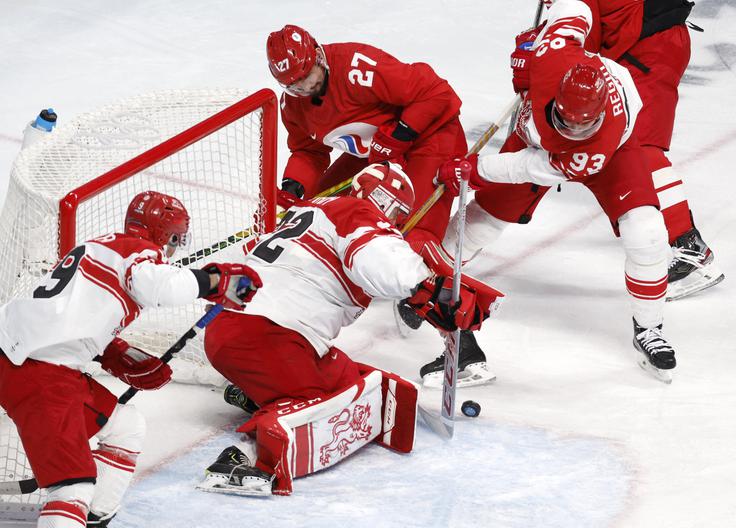 Sebastian Dahm je zaustavil kar 38 strelov, njegovi rojaki so jih sprožili le 18. | Foto: Guliverimage/Vladimir Fedorenko