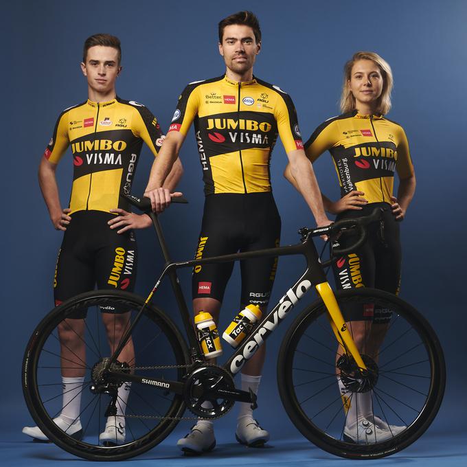 Kolesarji in kolesarke Jumbo-Visme bodo v novi sezoni kolesarili na kolesih znamke Cervelo. | Foto: 