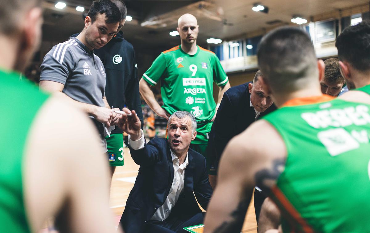 Cedevita Olimpija FMP četrtfinale ABA | Miro Alilović je bil zadovoljen s prikazanim svojih varovancev. | Foto Grega Valančič/Sportida