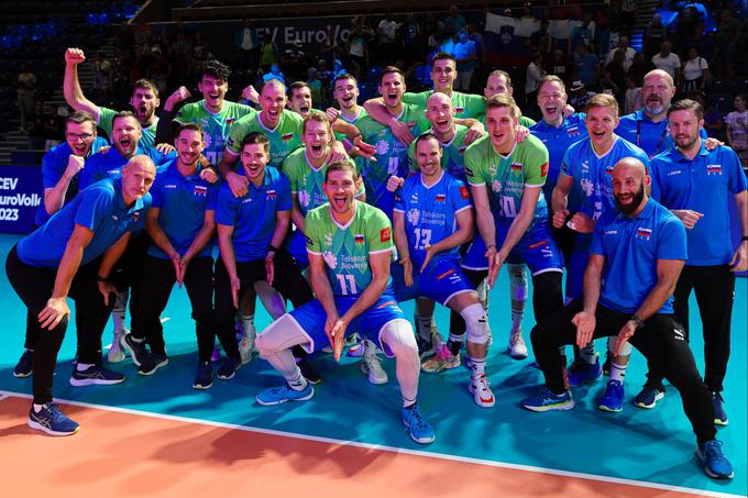 Slovenski odbojkarji bodo osmino finala igrali v soboto ob 16.30 proti Turčiji. | Foto: CEV