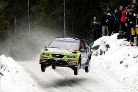 Fordova dirkača utrdila vodstvo na Švedskem