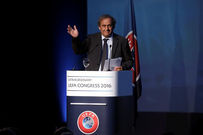 Čeferin je na čelu vplivne evropske nogometne federacije nasledil Francoza Michela Platinija. | Foto: Reuters