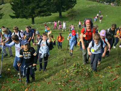 Ob 70-letnici dela z mladimi planinci na Gojzarfest