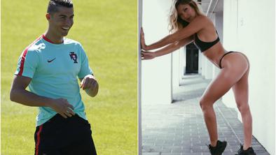 Ronaldo po novem boža ritko, na kateri bi lahko trl orehe #foto #video