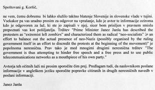 "Kulturniki": Janša je bil na zaslišanju na Roški v isti situaciji, kot smo danes mi